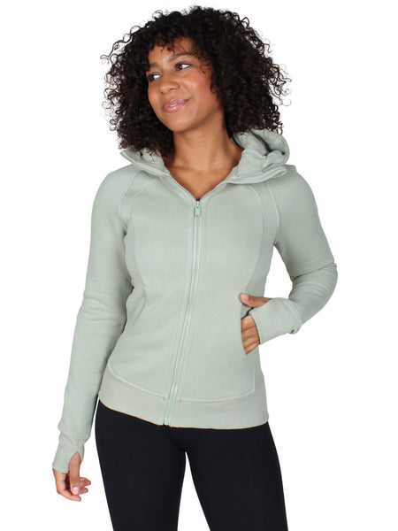 Companion Fleece Zipper Hoodie - Green