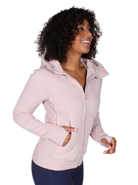 Companion Fleece Zipper Hoodie - Pink