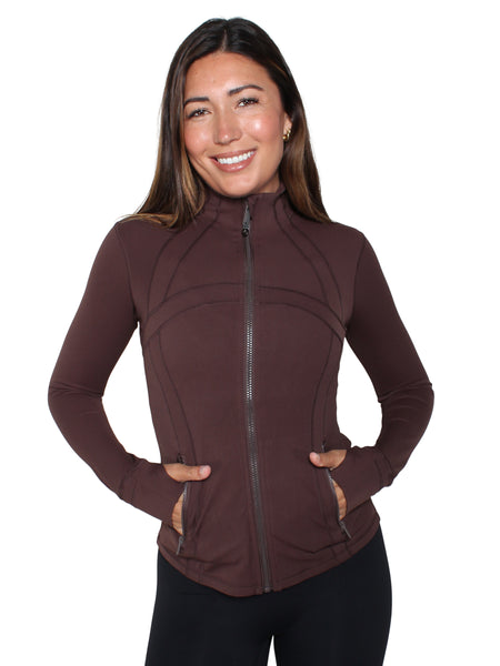 Run Free Zipper Jacket - Espresso