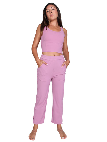 Renewal Crop Sport Singlet - Pink