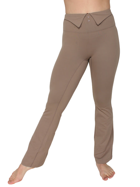 Boss Flared Tights - Mocca