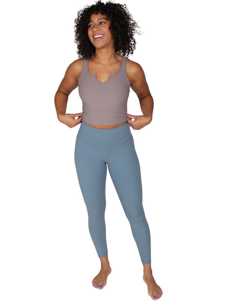 Shaper Yoga Tights - Lake Blue