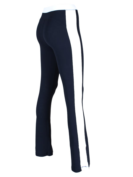 Seamless Halter Sports Crop - Black/White