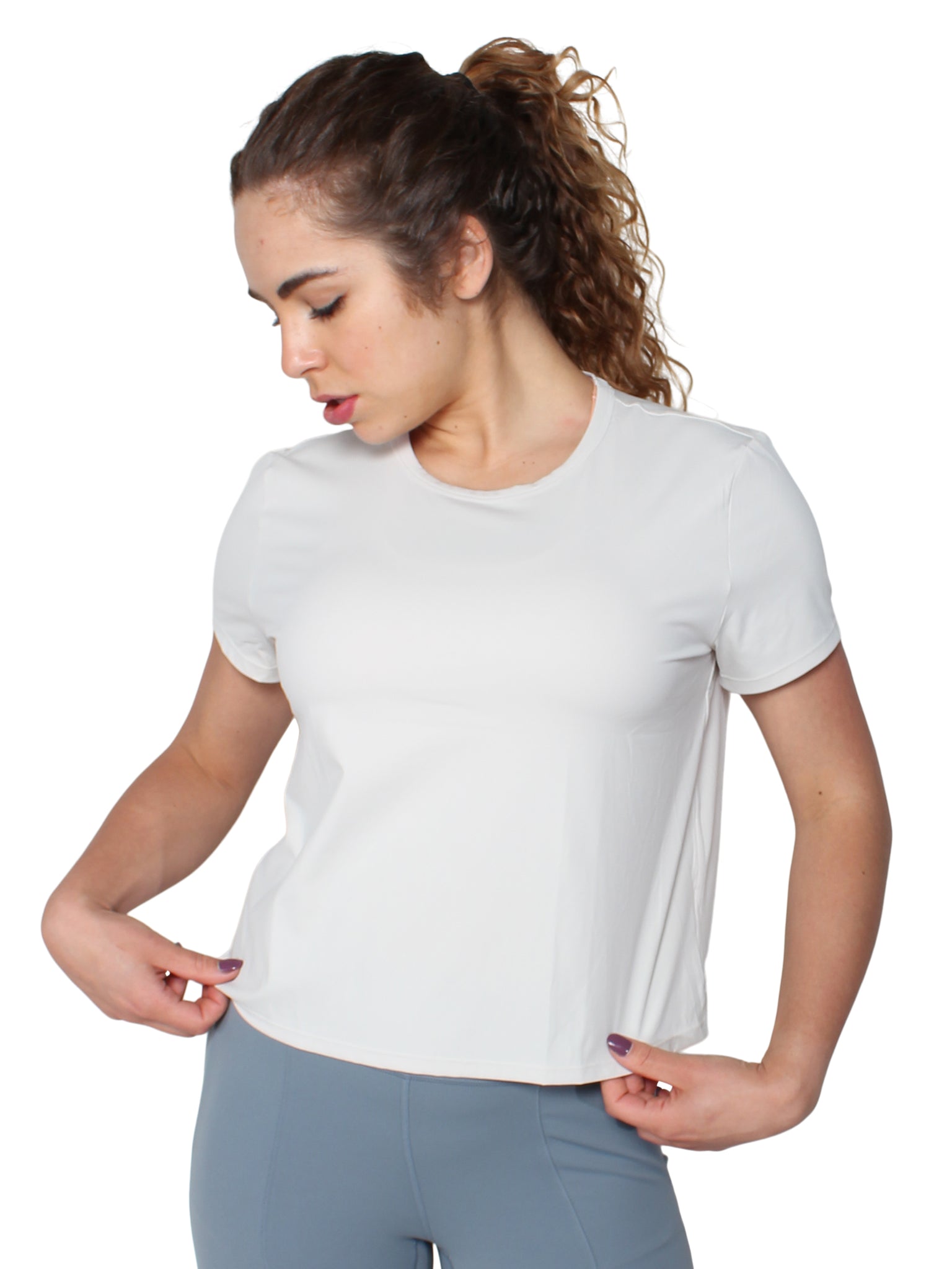 Classic Stretch T-Shirt - Pearl