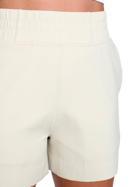 Transcend high waist shorts - ivory