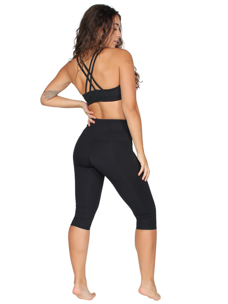 Capri Supplex tights with supportive waistband