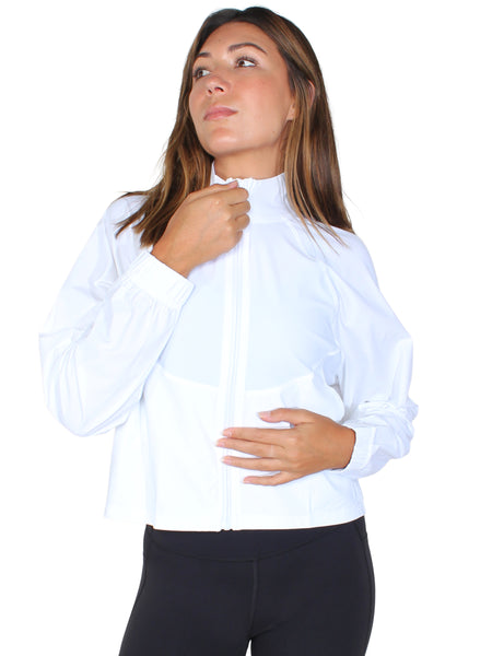 Over sized performa sport jacket - white