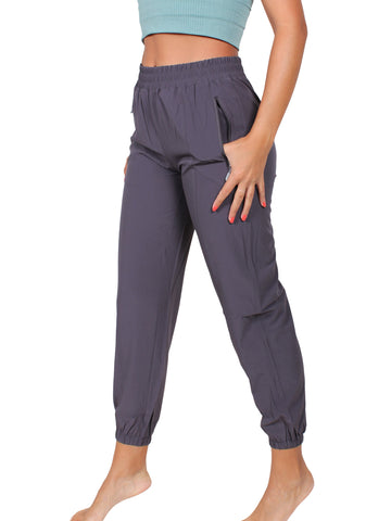 Relaxed high-rise jogger - charcoal